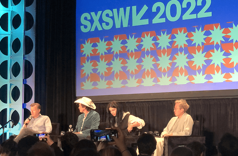 a talk on crypto at SXSW interactive SXSW22: A True Revival